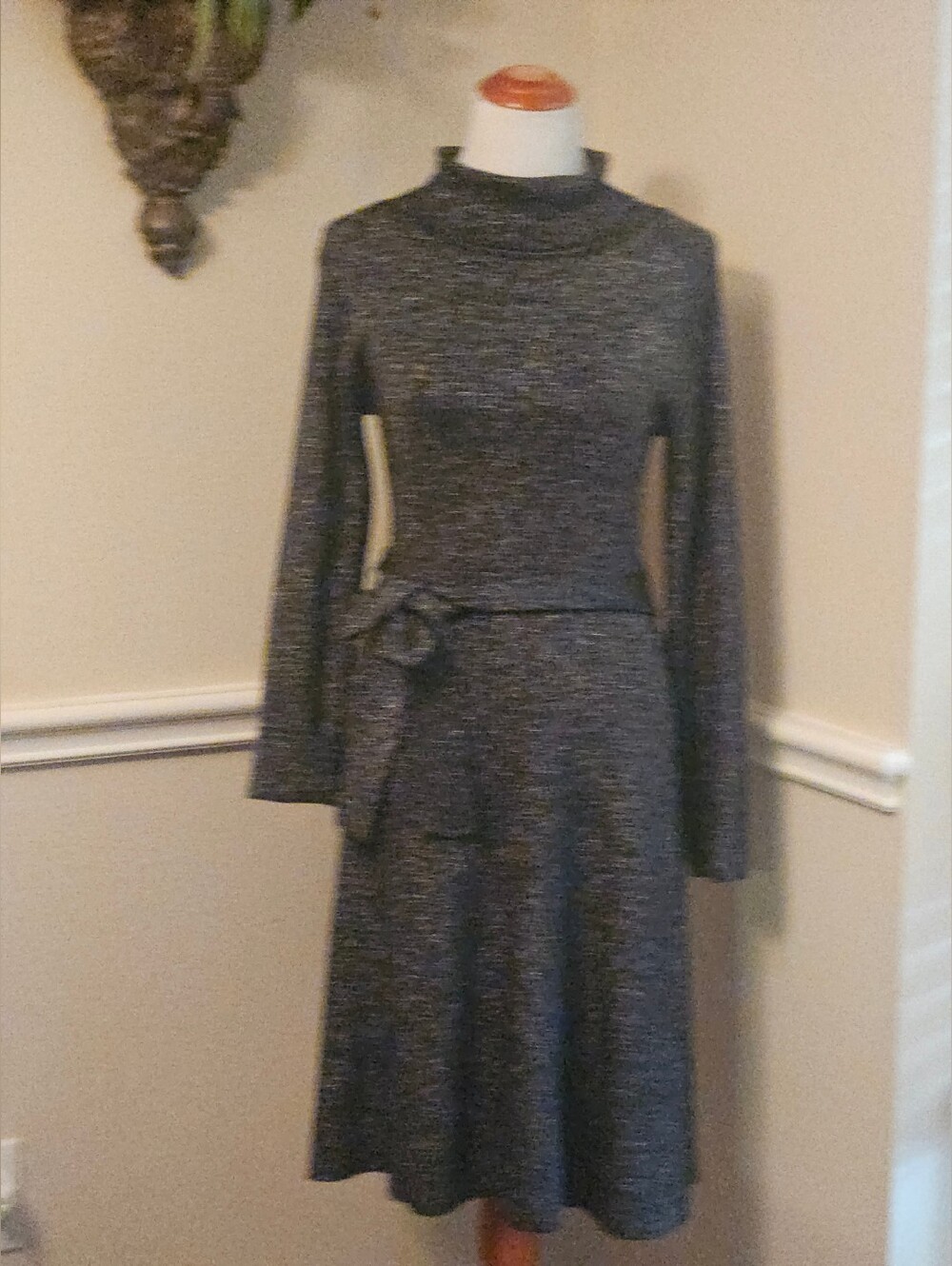 Beautuful NWT Black Metalic Dress Size XL